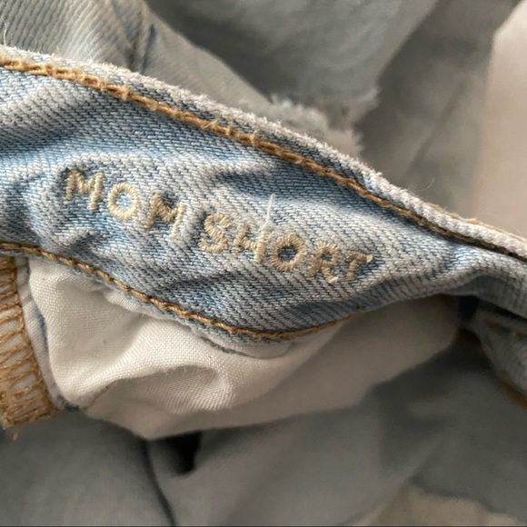 AEO Embroidered Rainbow Pocket Mom Jean Shorts - Picture 8 of 10